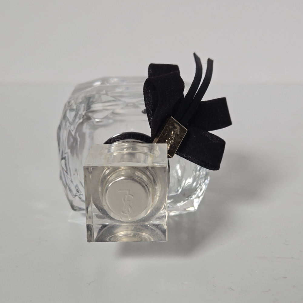 YSL/1 FL OZ/30 ml/Empty Crystal‎ Perfume Bottle with Black Bow